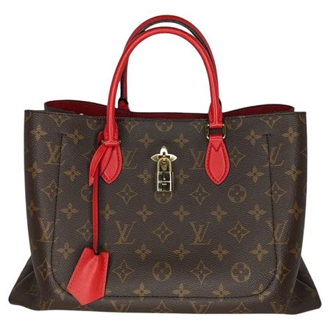 louis vuitton flower tote coquelicot